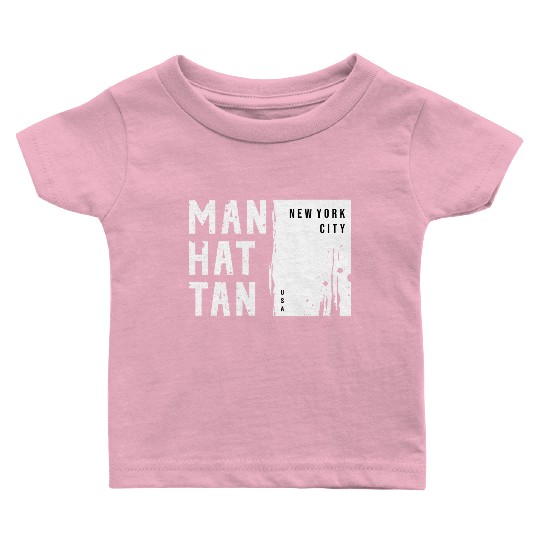 MANHATTAN NYC USA Urban Street Baby T Shirts Design 2023