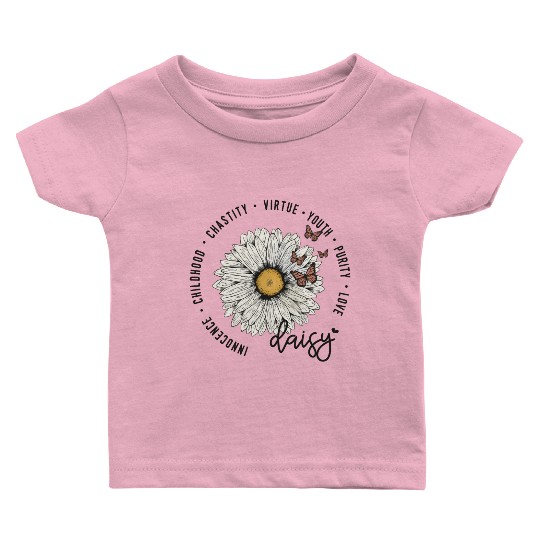 Inspirational Daisy Flower Baby T Shirts