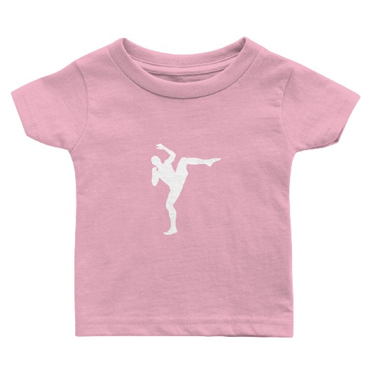 mma silhouette Baby T Shirts