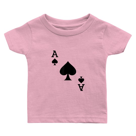 Ace of Spades Deck of Cards Carnival Halloween Cos Baby T Shirts