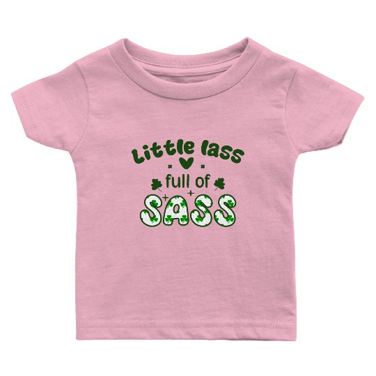 Little Patricks Day Sublimation Graphics Baby T Shirts