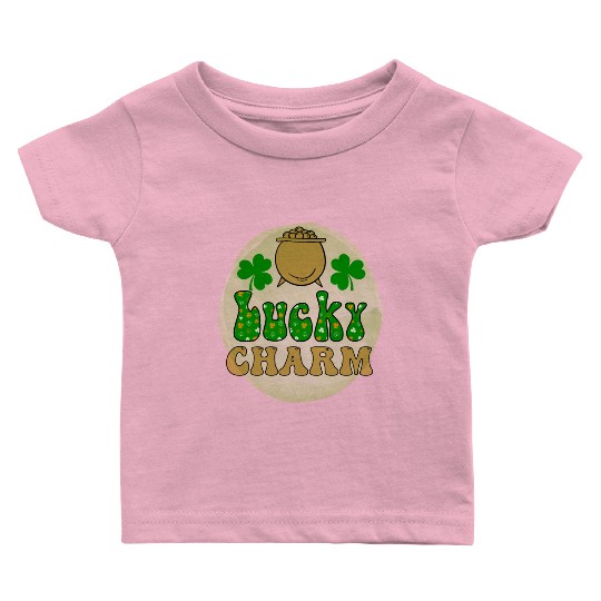 LuckyPatricks Day Sublimation Baby T Shirts