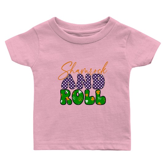 ShamrockPatricks Day Sublimation Baby T Shirts