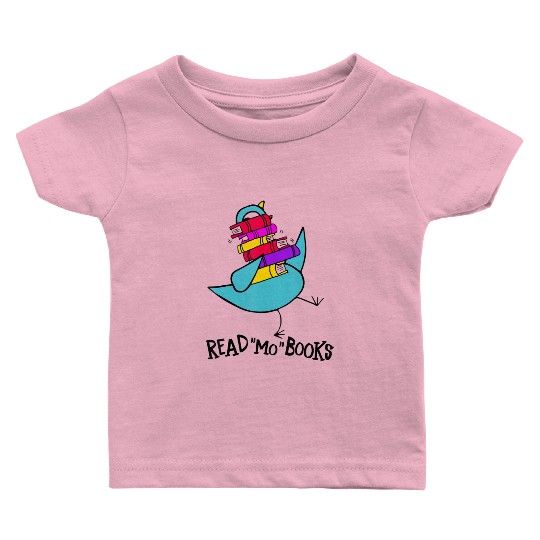 Teacher Library Read Mo Books Pigeon Reading Libra Baby T Shirts