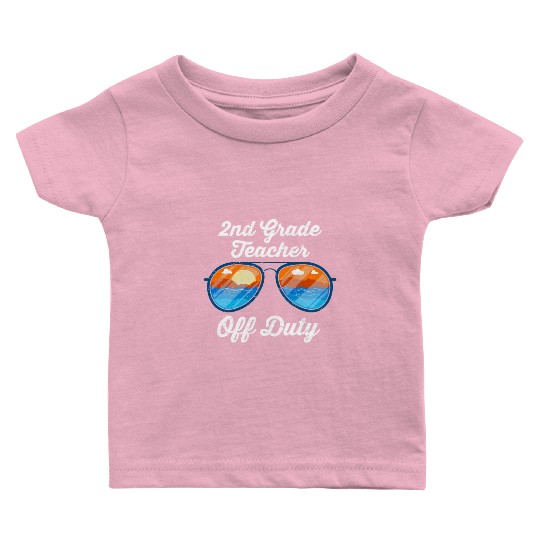 Second grade class teacher off duty school teacher Baby T Shirts