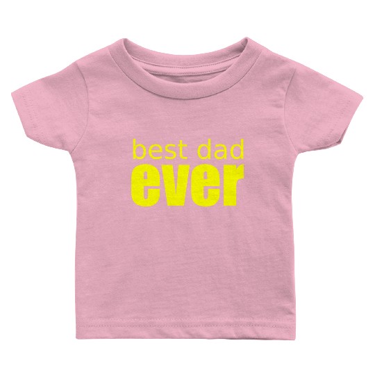 best dad ever - retro Baby T Shirts green - fathers day -