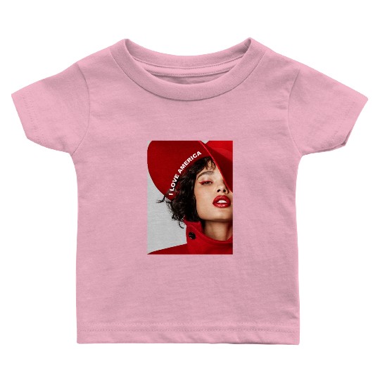 I Love America Baby T Shirts