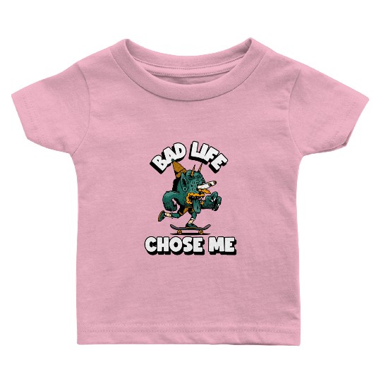 Skateboard And Life Baby T Shirts