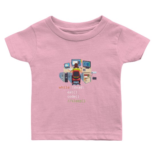 Computer Science Python Programmer Eat Code Sleep Baby T Shirts