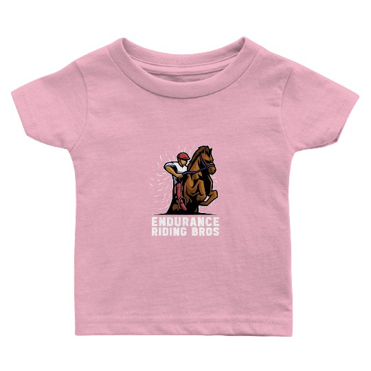 Horse Riding Bros Endurance Riding Baby T Shirts
