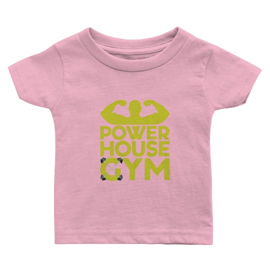 Powerhouse Gym Baby T Shirts