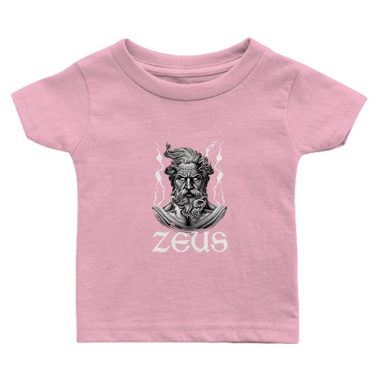 Zeus God Lightning Greek Mythology Baby T Shirts