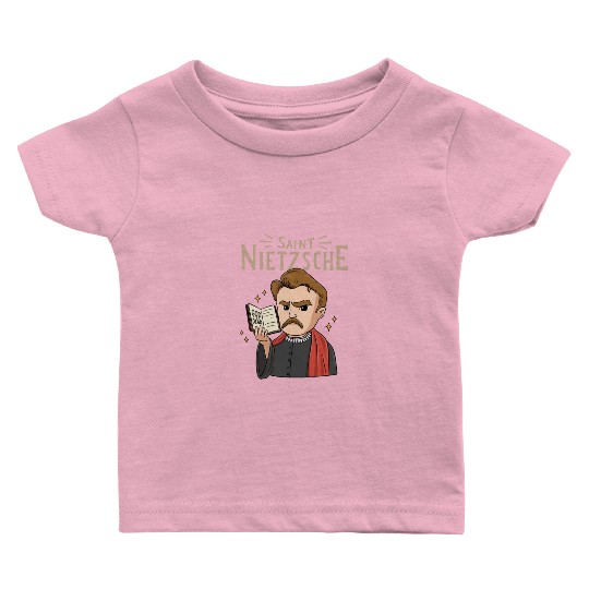 Saint Nietzsche Design for a Philosophy Student Baby T Shirts