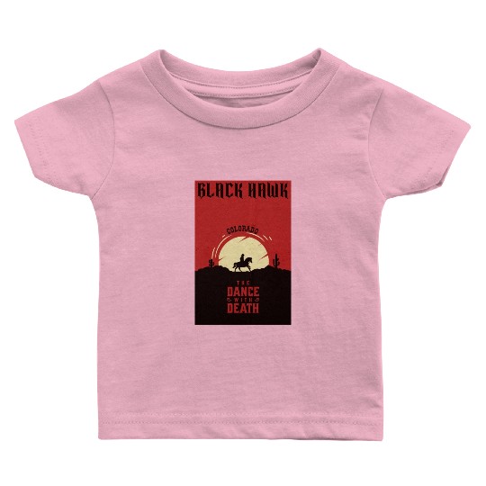 Black Hawk Colorado wild west town Baby T Shirts