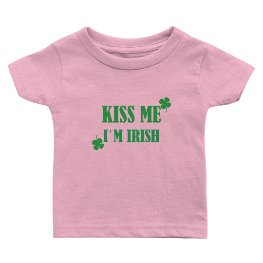 kiss me im irish Baby T Shirts