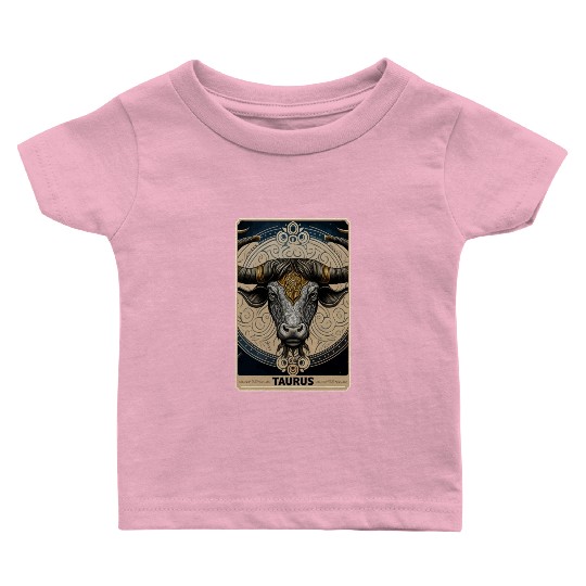 Taurus Astrology Starsign Zodiac Tarot Card Witch Baby T Shirts