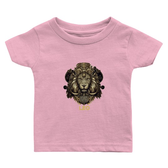 Leo Horoscope Zodiac Lion Astrology Sign Horoscope Baby T Shirts