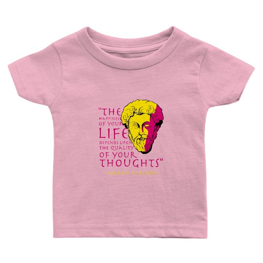 Marcus Aurelius Stoic Philosophy Quote Baby T Shirts