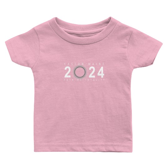 Solar Eclipse Easton Maine April 8 2024 Baby T Shirts