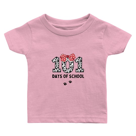 101 Days of School Dalmatiann Baby T Shirts
