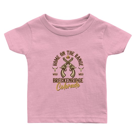 Breckenridge Colorado wild west town Baby T Shirts