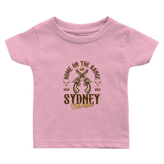 Sidney Nebraska wild west town Baby T Shirts