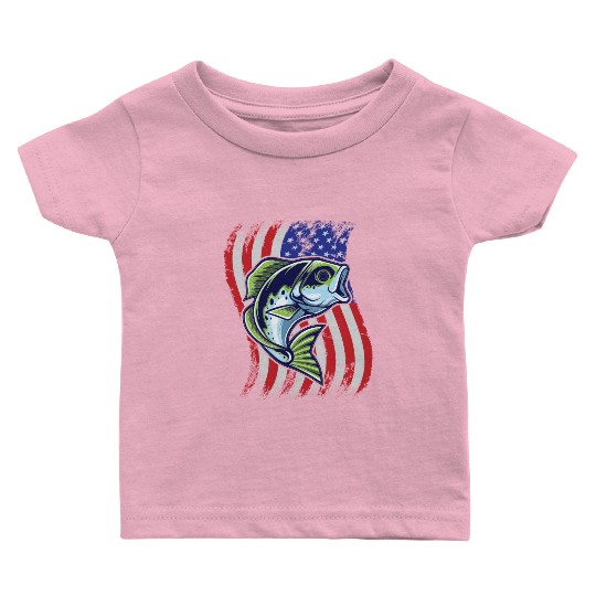 US Bass Fish Baby T Shirts