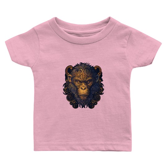 Monkey Chinese Zodiac Animal Horoscope Astrology Baby T Shirts