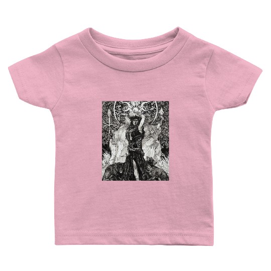 The Goddess Hecate Tarot Card Triple Wiccan Pagan Baby T Shirts