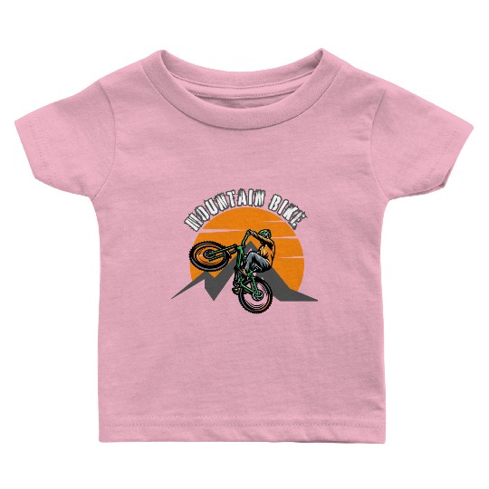 mountain,motorcycle,trail bike Baby T Shirts