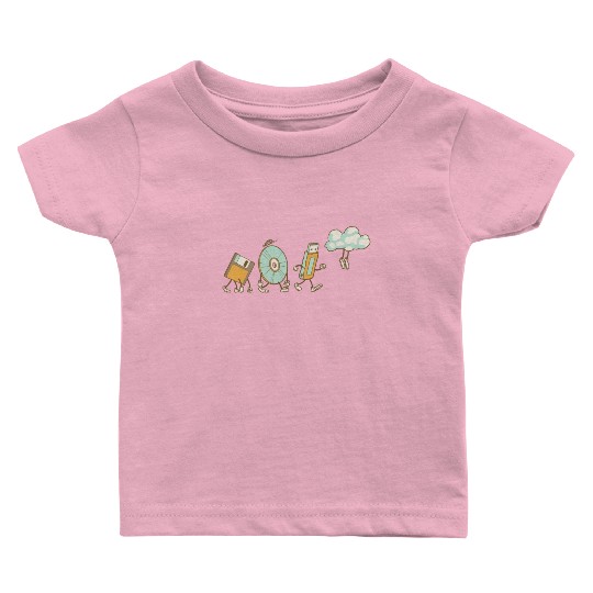 DevOps Engineer Cloud Computing Evolution Baby T Shirts
