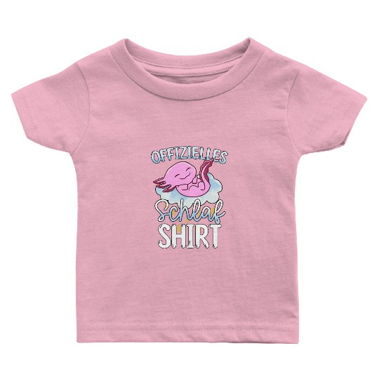 Official Sleep Baby T Shirts Axolotl