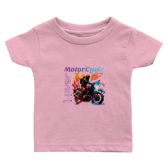 motorcycle lover Baby T Shirts