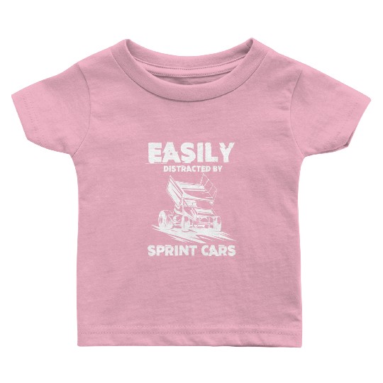 Sprint Car Racing, sprint car, dirt track racers Baby T Shirts