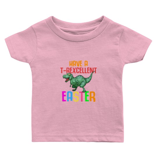 Easter T-rex Dinosaur Rabbit Easter Bunny Holiday Baby T Shirts
