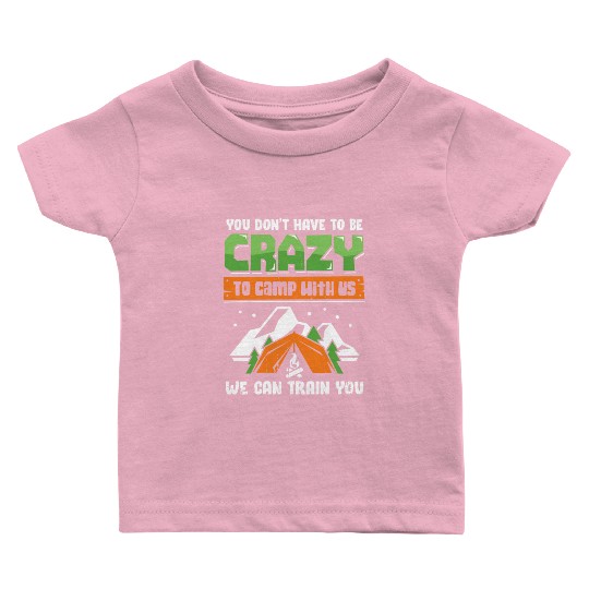 Funny Camping Trip Vacation Friends Camper Gift Baby T Shirts