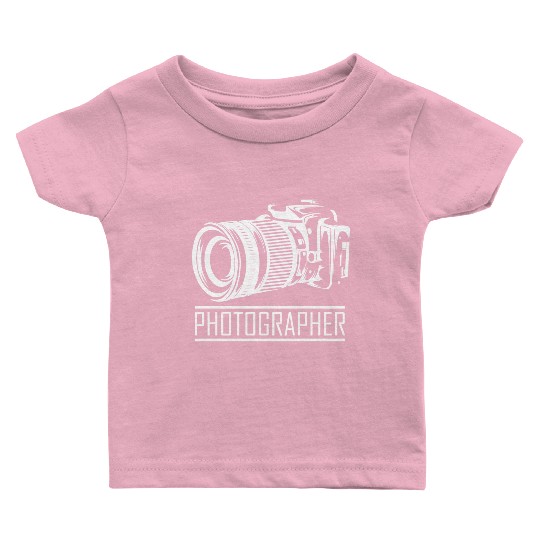 Funny Camera photography quote gift Baby T Shirts