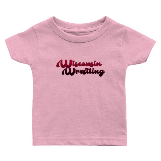 Wisconsin Wrestling Baby T Shirts