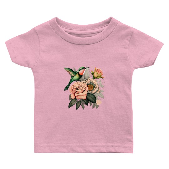 Plants Roses Flowers Baby T Shirts