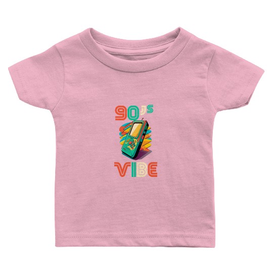 90s Vibe - I Love The 90s - Retro 90s Neon Baby T Shirts