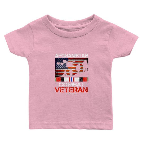 afghanistan combat veteran us veteran military Baby T Shirts