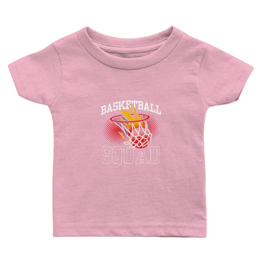 Basketball Squad Coach Team Player Match Baby T Shirts