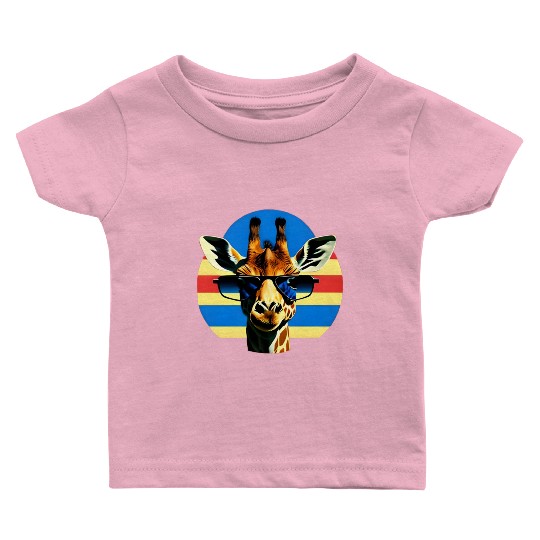 Giraffe Style Baby T Shirts