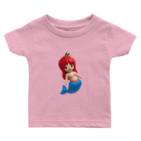 Strawberry mermaid Baby T Shirts
