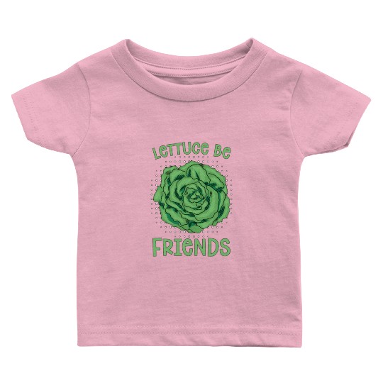 Vegan Chef Lettuce Be Friends Veganism Vegan Chefs Baby T Shirts