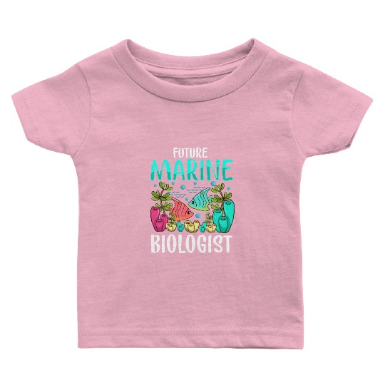 Ocean Biology Funny Kids Children Future Marine Bi Baby T Shirts