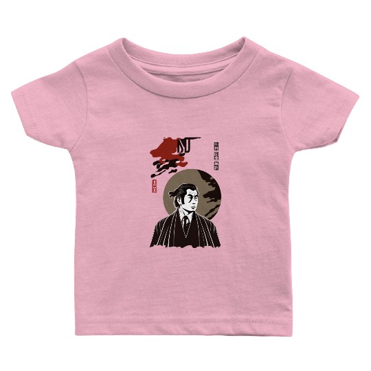 Japan Retro Yakuza Character Baby T Shirts