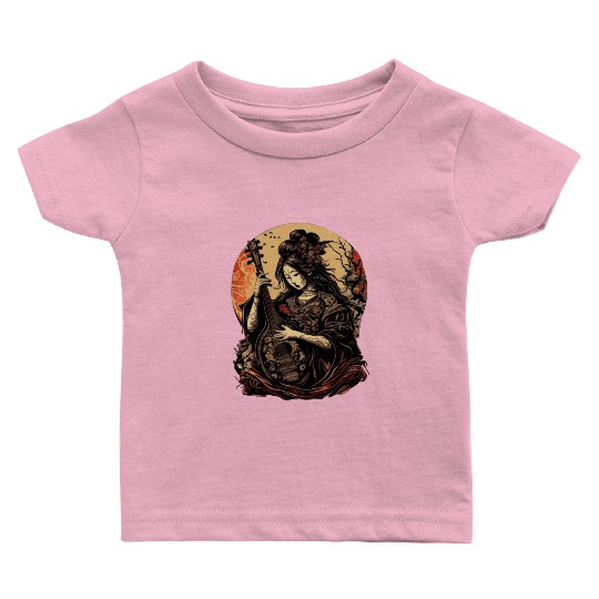 Ancient Japan Deity Benzaiten Buddhist Shinto Kami Baby T Shirts