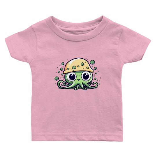 Kawaii Octopus Baby T Shirts