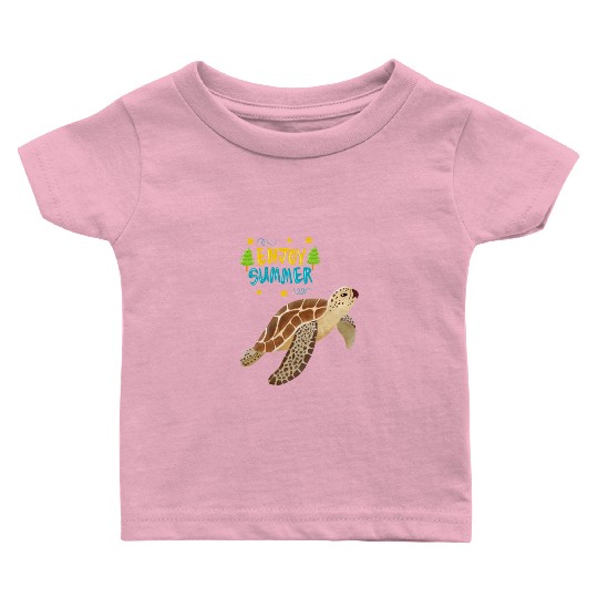 Sea Turtle Baby T Shirts